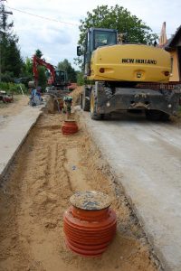 Budowa kanalizacji w Sokołówce - prace techniczne